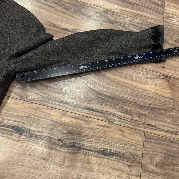 Linda Allard Ellen Tracy Jacket Open Front Wool Blend Blazer Beaded size 6 - Picture 5 of 9